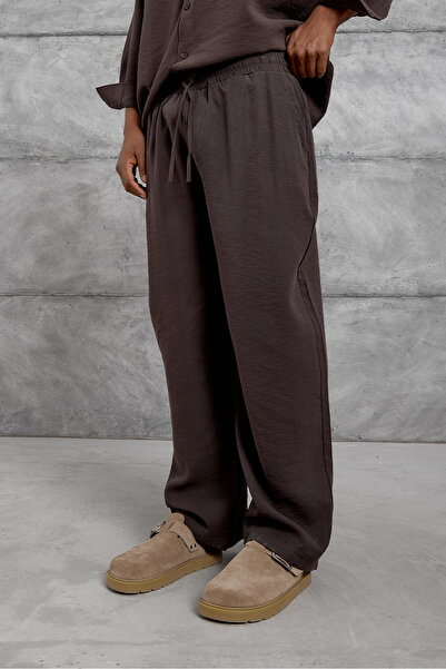 NOMARC Men's Pants Modal Fabric Bottom Plum Oversize Baggy