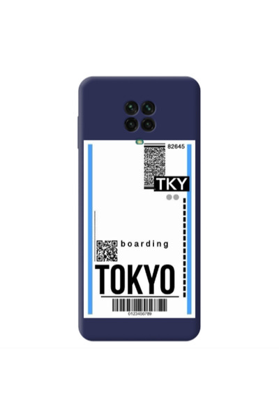 Other Xiaomi Redmi Note 9 Pro Tokyo Boarding Dark blue Colored Silicone TPU Θήκη