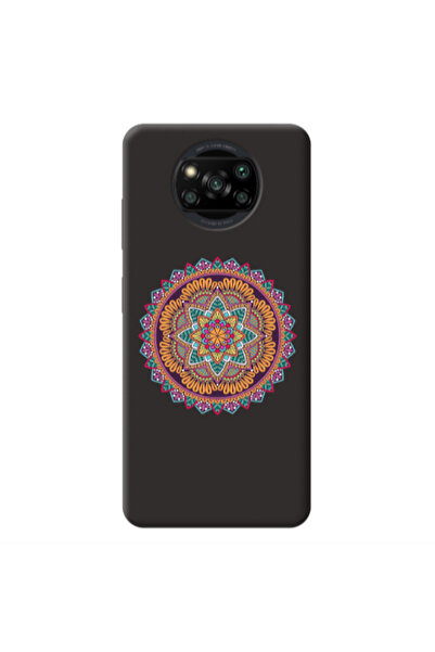 Other Xiaomi Poco X3 /X3 Pro Mandala D102 Black Colored Silicone TPU Θήκη