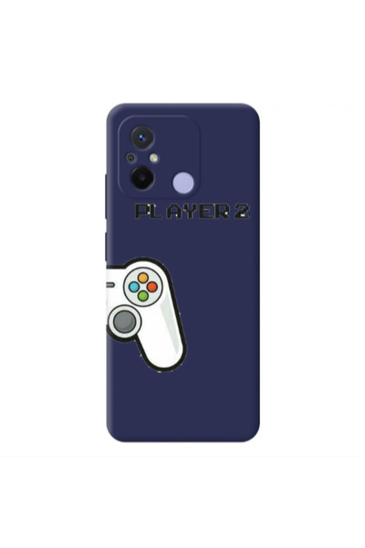 Other Xiaomi Redmi 12C Player 2 Dark blue Colored Silicone TPU Θήκη