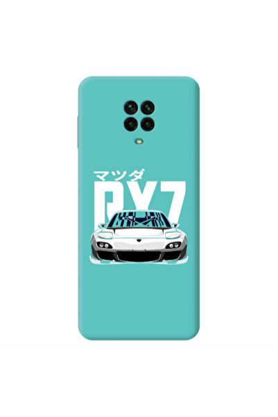 Other Xiaomi Redmi Note 9 Pro Car Rx7 Turquoise Colored Silicone TPU Θήκη