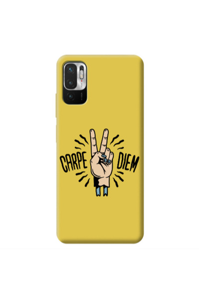 Other Xiaomi Redmi Note 10 Pro 5G Carpe Two Diem Yellow Colored Silicone TPU ...