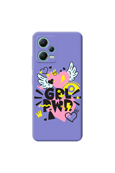 Other Xiaomi Redmi Note 12 Pro 5G Grl Pwr Purple Colored Silicone TPU Θήκη