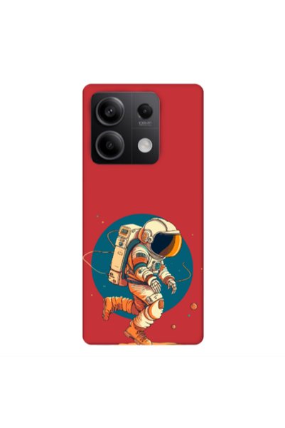 Other Xiaomi Redmi Note 13Pro 5G Run Space Red Colored Silicone TPU Θήκη