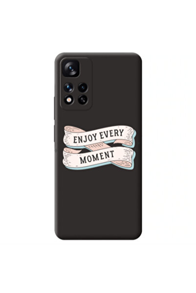 Other Xiaomi Redmi Note 11 Pro 5G Enjoy Every Moment 2 Black Colored Silicone...