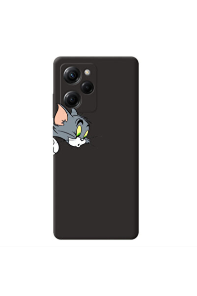 Other Xiaomi Poco X5 Pro Tom 1 Black Colored Silicone TPU Θήκη