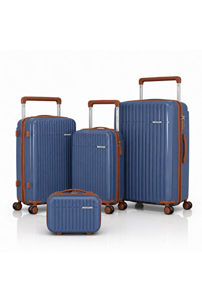 PP Captain Brand 4-Piece Travel Bag Set – Durable Polypropylene – Wide Pull H...
