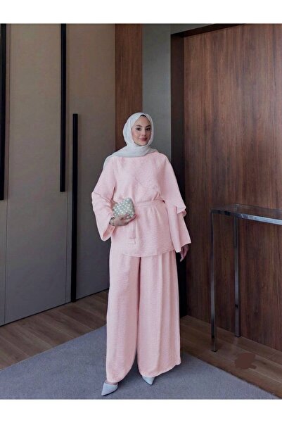 Rose Design Boutique MİZALL OMUZ ŞAL DETAYLI TESETTÜR ALT ÜST TAKIM