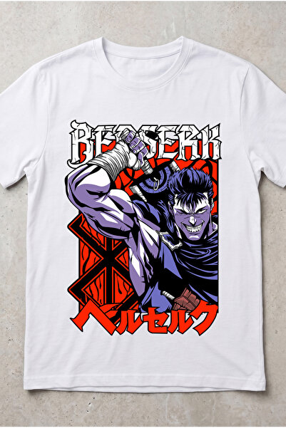 Silkensoul Berserk Guts Anime Printed Standard Cut Unisex Tshirt