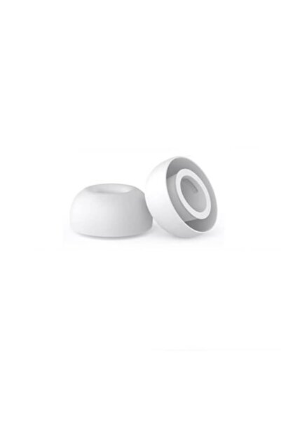 Edman Set de 2 dopuri de silicon pentru AirPods Pro Gen 3, mărimea L, alb