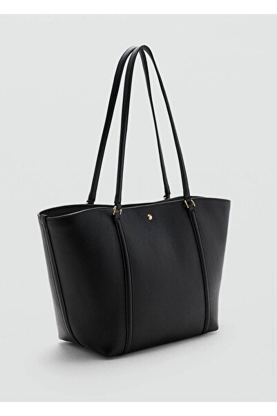 MANGO Woman Çift saplı shopper çanta