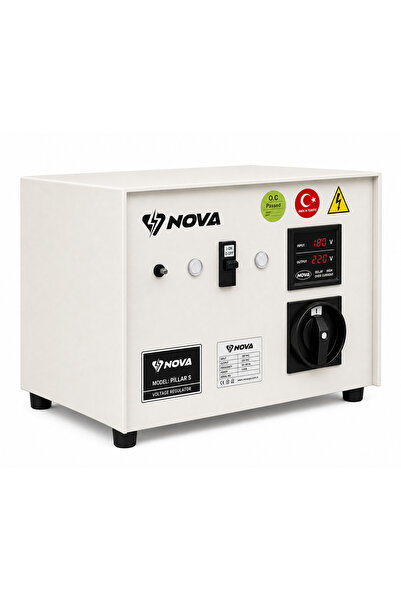 nova voltaj regülatörleri NOVA PILLAR S 15 kVA Servo Monofaze Voltaj Regülatö...