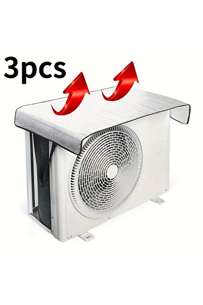 choice2 3 قطع غطاء مكيف هواء متين مقاوم للهب مقاس 95 × 46 سم، غطاء مكيف هواء ...
