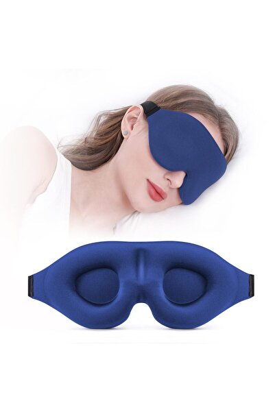 Choice1 Blue 360° Full Light-Blocking 3D Eye Mask, Breathable Sleep, Does Not...