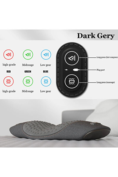 Choice Dark gray Lumbar Special Pad,Waist Pillow,Bed Waist Care Pad,Massage a...
