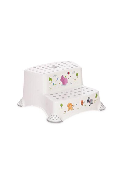LORELLİ Inaltator dublu pentru baie, antiderapant, Hippo White Grey