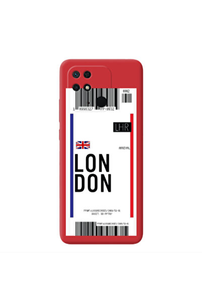 Other Xiaomi Redmi 10C London Arrival Red Colored Silicone TPU Θήκη