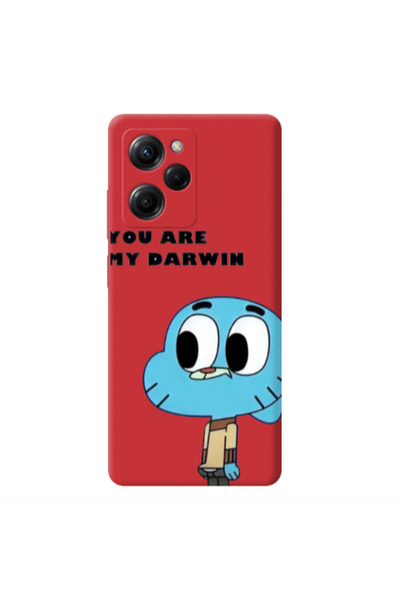 Other Xiaomi Poco X5 Pro You are my darwin Red Colored Silicone TPU Θήκη