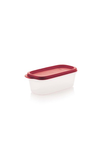 Tupperware Modüler Saklama Kabı Oval-1 500ml Kırmızı Kapak