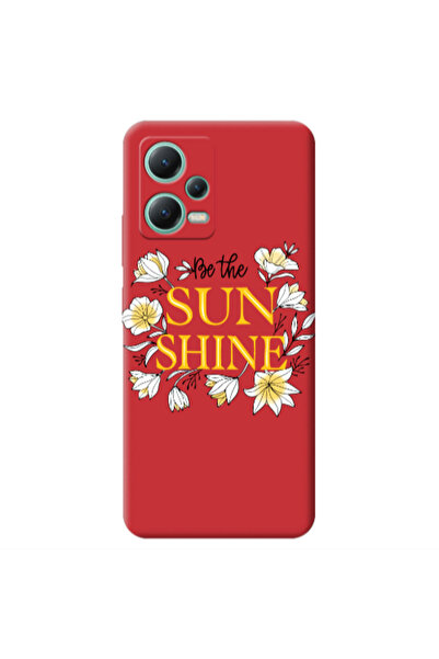 Other Xiaomi Redmi Note 12 Pro 5G Sun Shine Red Colored Silicone TPU Θήκη