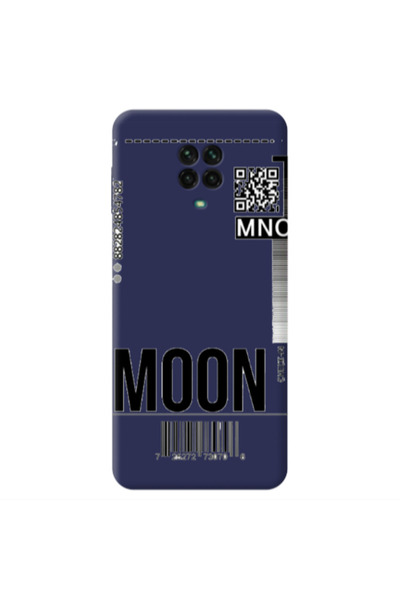 Other Xiaomi Redmi Note 9 Pro A ticket to the moon Dark blue Colored Silicone...