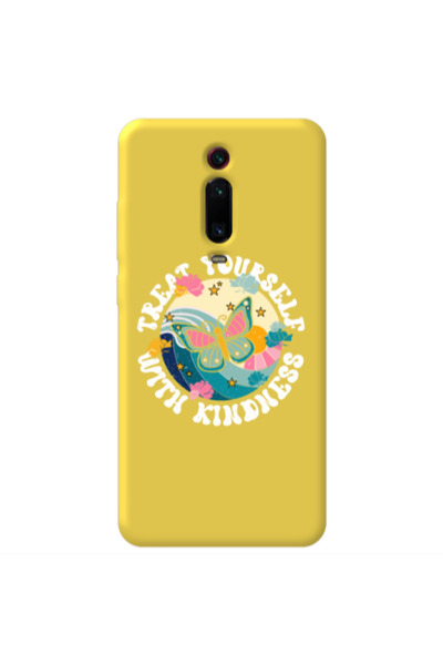 Other Xiaomi Mi 9T Pro Kindless Yourself Yellow Colored Silicone TPU Θήκη