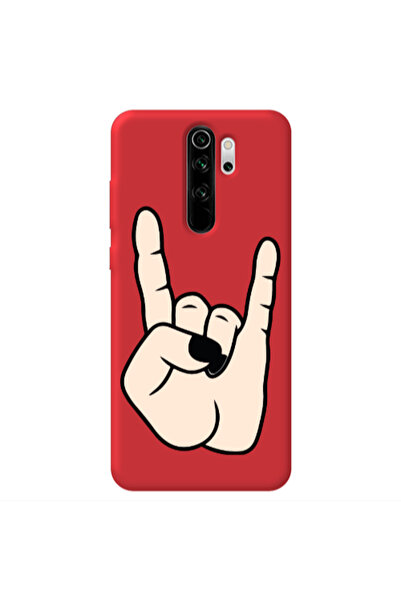 Other Xiaomi Redmi Note 8 Pro Rock Red Colored Silicone TPU Θήκη