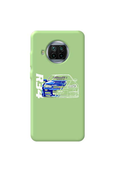 Other Xiaomi Mi 10T Lite Blue R34 Light Green Colored Silicone TPU Θήκη
