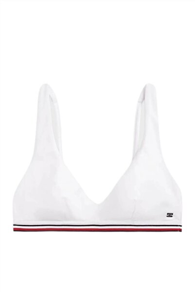 Tommy Hilfiger Kadın Beyaz Bralette Bikini Üstü UW0UW06351