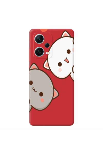 Other Xiaomi Poco X5 We are here Red Colored Silicone TPU Θήκη