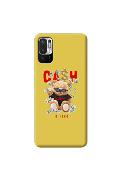 Other Xiaomi Redmi Note 10 Pro 5G Cash is king Yellow Colored Silicone TPU Θήκη