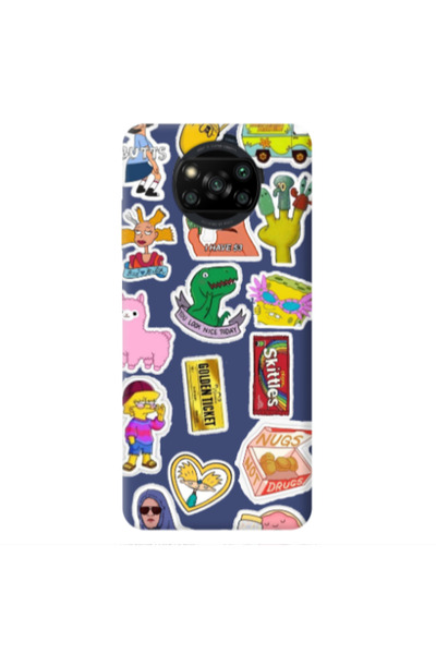 Other Xiaomi Poco X3 /X3 Pro best cartoons Dark blue Colored Silicone TPU Θήκη