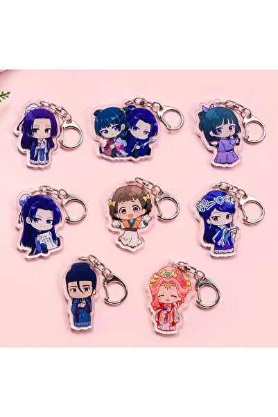Choice6 5cm 9 1/8Pcs Anime The Apothecary Diaries Acrylic Keychain Cute Backp...