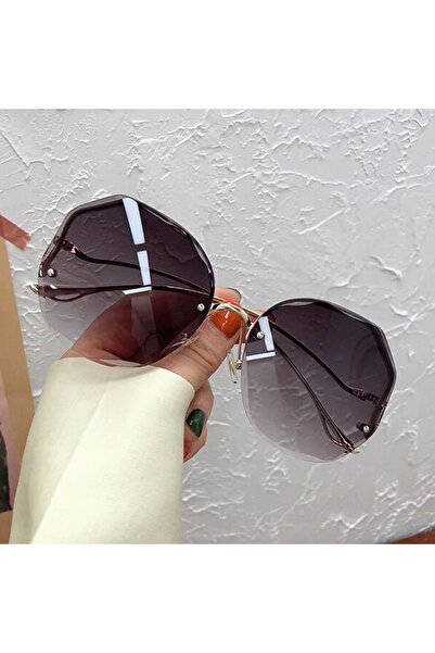 choice2 MULTI 2 Rimless Sunglasses Polygon Fashion Popular Women Men Shades B...