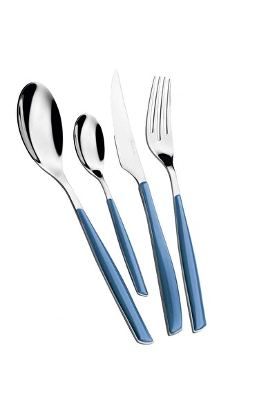 CASA BUGATTI Set de 24 de piese de tacâmuri, - Glamour, albastru