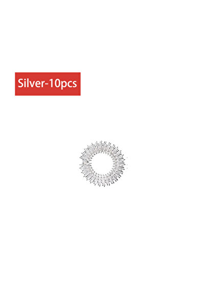 Choice8 DUTRIEUX Silver-10pcs Acupressure Rings Spiky Sensory Finger Rings, S...