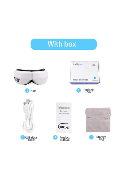 Choice1 With box Electric Eye Massager Foldable Smart Airbag Vibrating Kneadi...