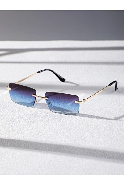 choice2 A1 Retro Men Metal Square Rimless Sunglasses Outdoor Beach Party Smal...