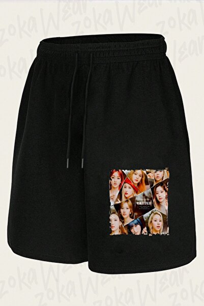 ZOKAWEAR شورت مطبوع بتصميم Twice للجنسين