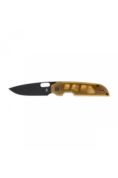OEM Cutit pliabil Kizer Varatas V3637C1, otel inoxidabil 154CM, maner galben,...