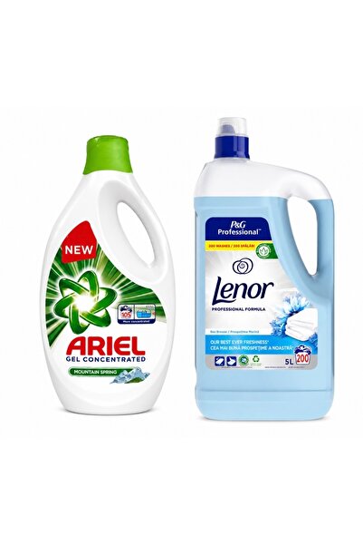 Ariel Professional Pachet Detergent lichid Gel Concentrated Mountain Spring, ...