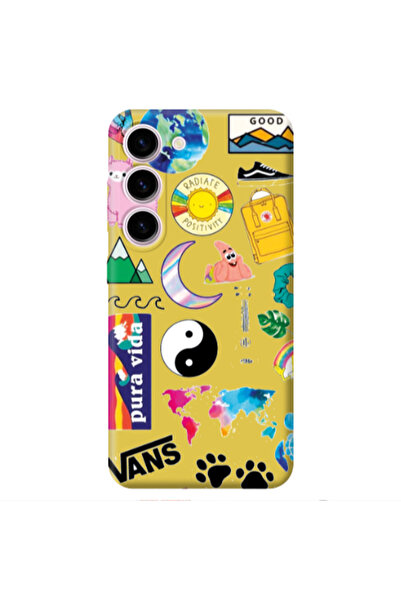 Other Samsung S23 Plus Vans Yellow Colored Silicone TPU Θήκη