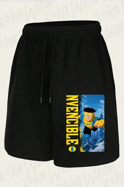 ZOKAWEAR Unisex Invincible V9 Design Printed Shorts