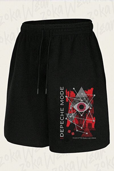 ZOKAWEAR Unisex Depeche Mode V3 Design Printed Shorts