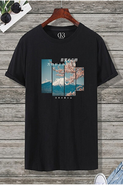 qubo sportswear & company Unisex Oversize εμπριμέ βαμβακερό μπλουζάκι με κοντ...