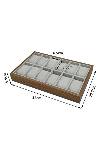 choice2 12 Slots 24 Slots Walnut Grain Wood Watch Storage Display Box Wristwa...