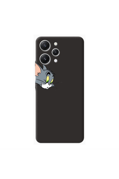 Other Xiaomi Redmi 12 Tom 1 Black Colored Silicone TPU Θήκη