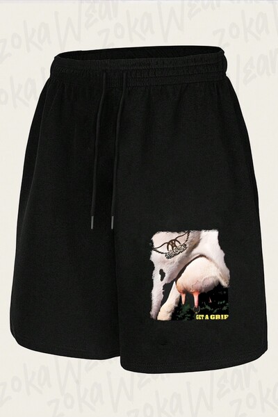 ZOKAWEAR Unisex Aerosmith Design Printed Shorts