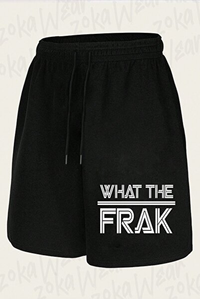 ZOKAWEAR Unisex Battlestar Galactica What the Frak Design Printed Shorts