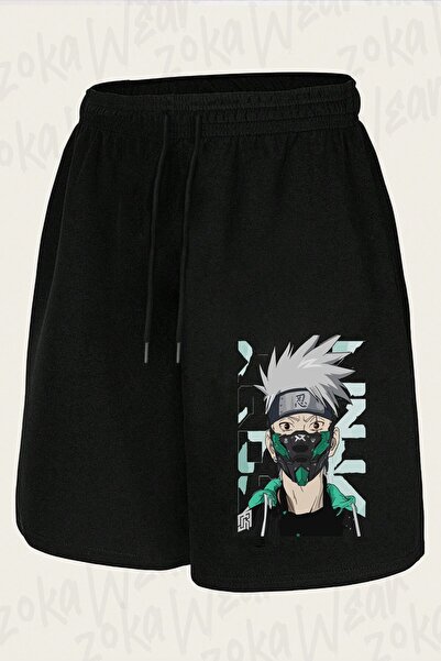 ZOKAWEAR Unisex Hatake Kakashi Naruto Characters Design Printed Shorts
